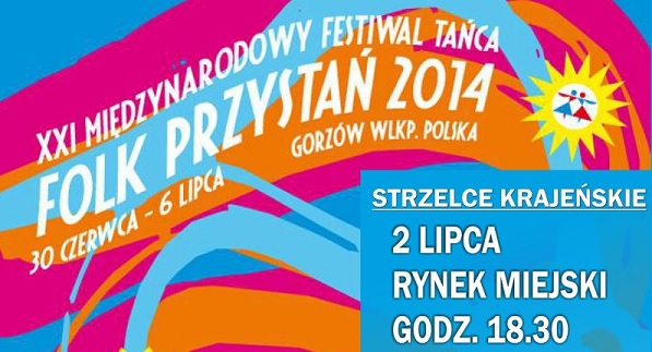 ,,Folk Przystań 2014’’ jutro w Strzelcach Krajeńskich!