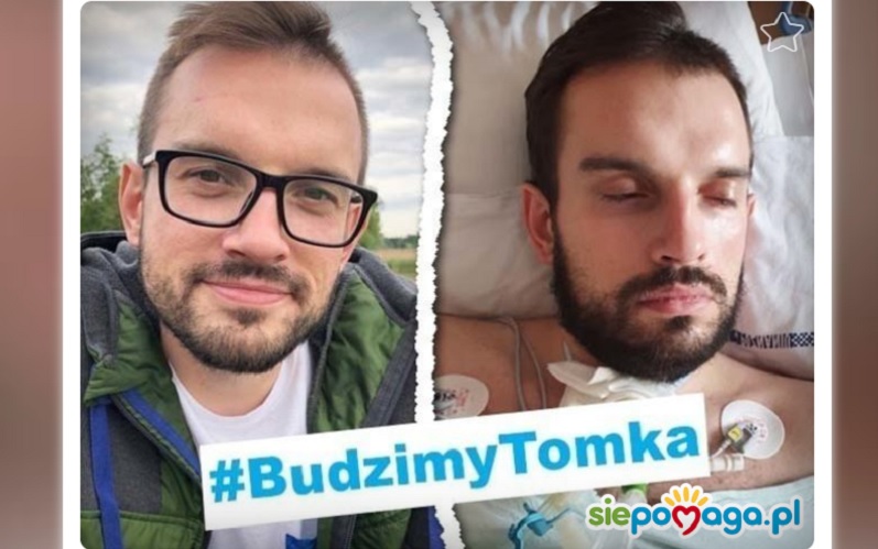 #Budzimy Tomka! Najpierw rak, potem śpiączka... Pomóż obudzić Tomka!