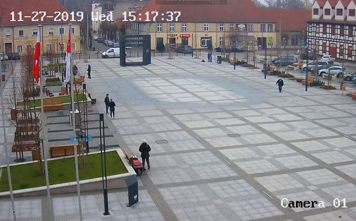 Drezdenko w Internecie - monitoring Placu Wileńskiego dostępny przez www [ZOBACZ]