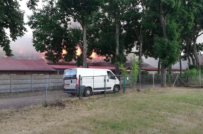 [NEWS] Palił się tartak w Wielisławicach [FOTO]